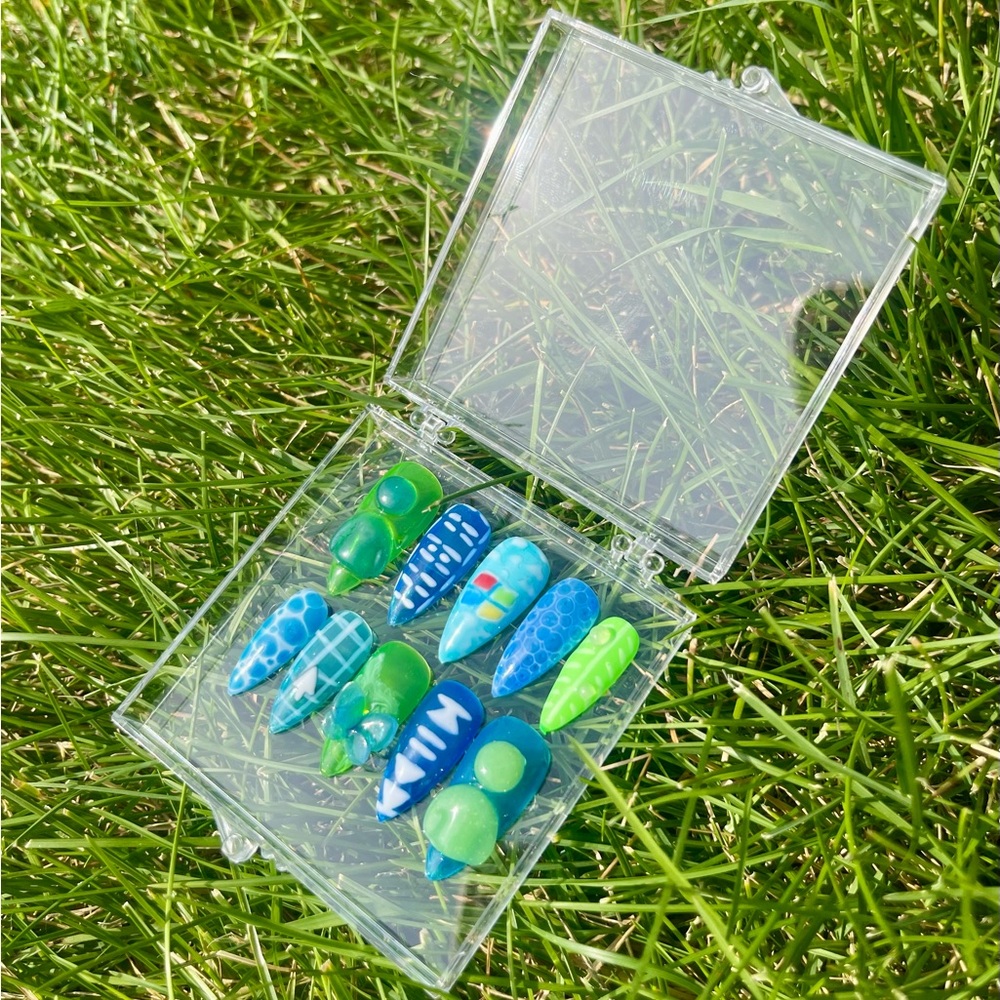 Frutiger Aero Nail Art Set